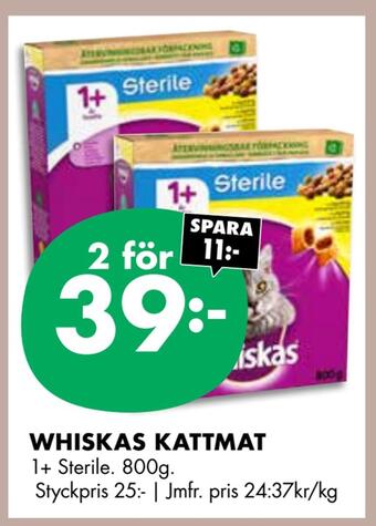 ÖoB Whiskas kattmat erbjuda