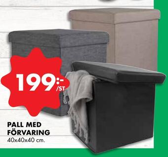 Pall med förvaring