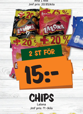 Bazaar Food market Chips erbjuda