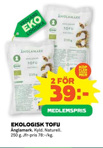 Coop Forum Ekologisk tofu erbjuda