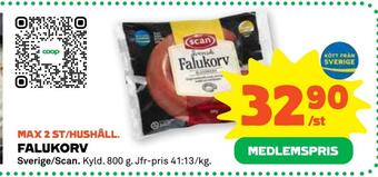 Coop Forum Falukorv erbjuda