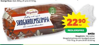 Coop Forum Bröd erbjuda
