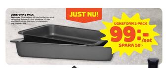 Ugnsform 2-pack