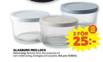 Coop Forum Glasburk med lock erbjuda