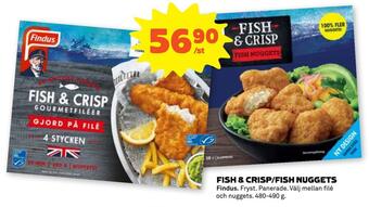 Coop Forum Fish & crisp/fish nuggets erbjuda