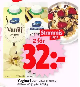 ICA Supermarket Valio Yoghurt 1000g erbjuda