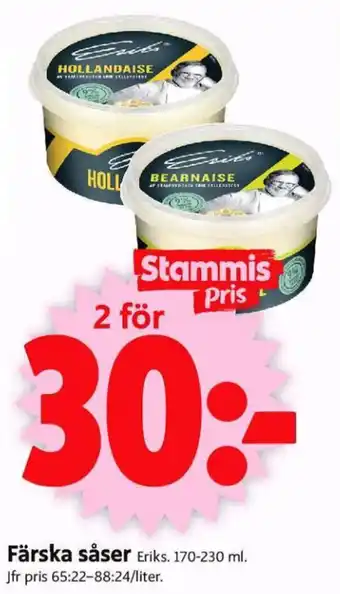 Eriks Färska såser 170-230ml