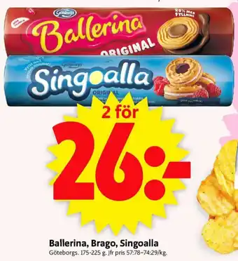 Ballerina, Brago, Singoalla 175-225g