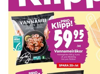 City Gross Holmegården vannameiräkor erbjuda