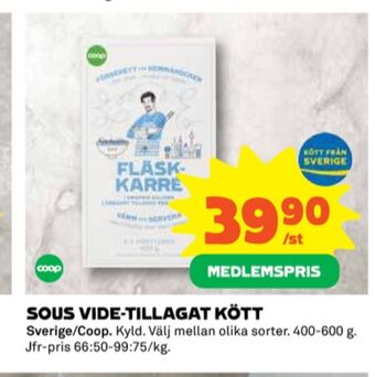 Coop Coop färdigrätter erbjuda