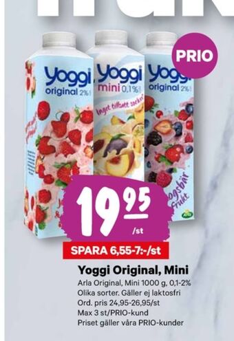 City Gross Yoggi yoghurt erbjuda