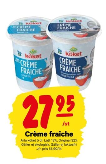 City Gross Arla köket crème fraiche erbjuda