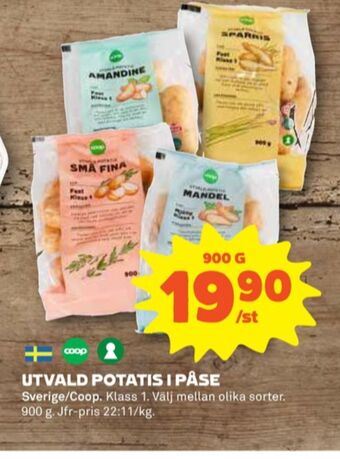 Coop Coop potatis erbjuda