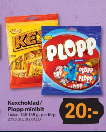 DollarStore Kexchoklad chokladbar erbjuda