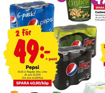 City Gross Pepsi läskedryck erbjuda