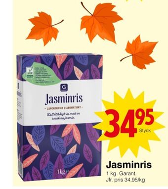 Matöppet Garant jasminris erbjuda