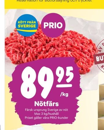 City Gross Garant nötfärs erbjuda