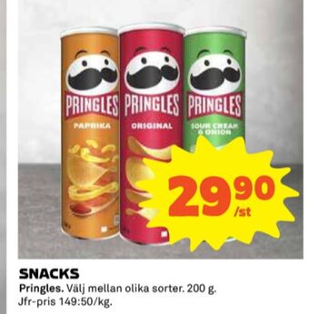 Coop Pringles chips erbjuda