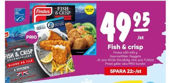 City Gross Fish & crisp fiskpinnar erbjuda