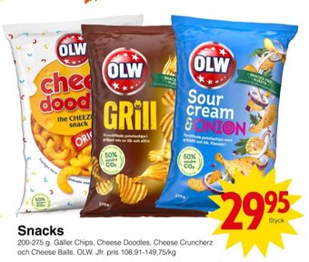 Matöppet Olw chips erbjuda
