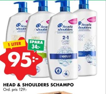 ÖoB Head&shoulders shampoo erbjuda
