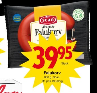 Matöppet Scan falukorv erbjuda