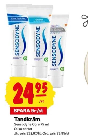 City Gross Sensodyne tandkräm erbjuda