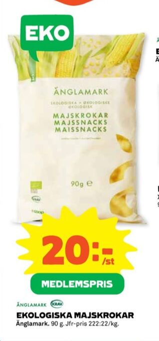 Coop Änglamark barnmat erbjuda