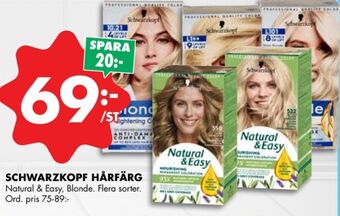 ÖoB Natural & easy hårfärg erbjuda