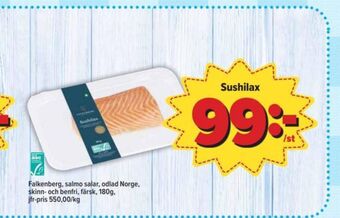 Östenssons Falkenberg seafood laxfilé erbjuda