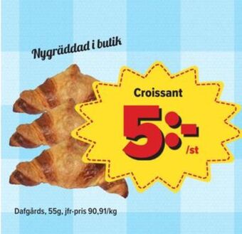 Östenssons Dafgårds butiksbakat kaffebröd erbjuda