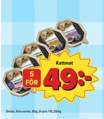 Östenssons Sheba kattmat erbjuda
