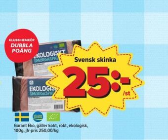 Östenssons Garant skinka erbjuda