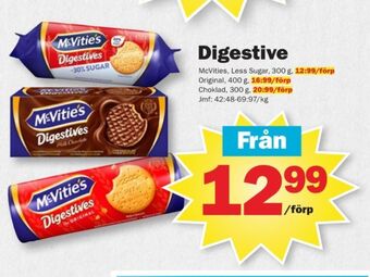 Pekås Mcvities digestive kex erbjuda