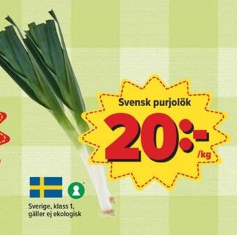 Östenssons Garant purjolök erbjuda