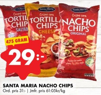 ÖoB Santa maria nachos erbjuda