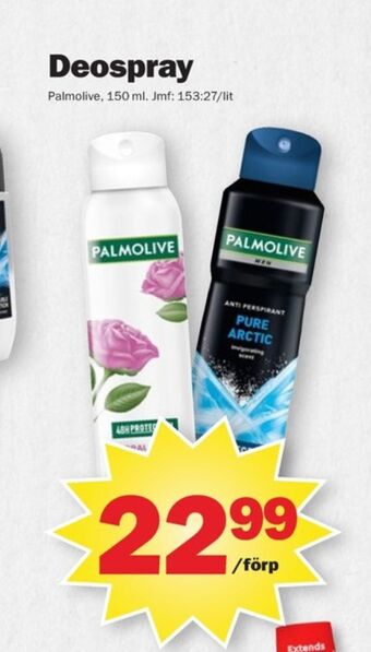 Pekås Palmolive deodorant spray erbjuda