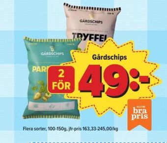 Östenssons Gårdschips erbjuda