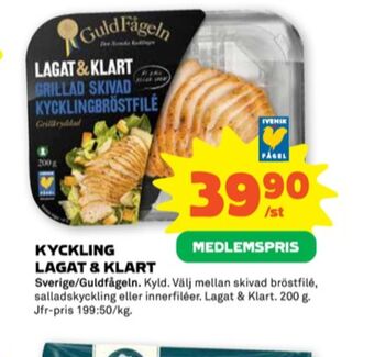 Stora Coop Guldfågeln kycklingbröstfile erbjuda