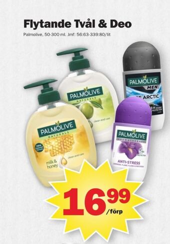 Pekås Palmolive deodorant roll-on erbjuda