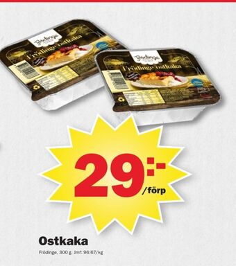 Pekås Frödinge ostkaka erbjuda