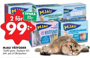 ÖoB Mjau kattmat erbjuda