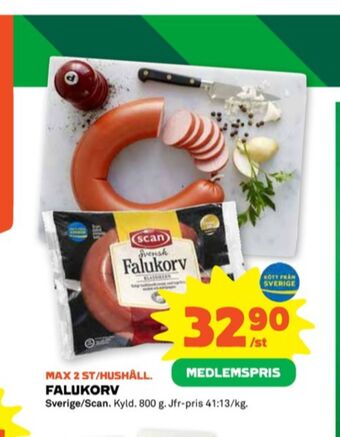 Stora Coop Scan falukorv erbjuda