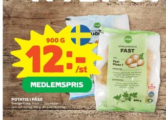 Stora Coop Coop potatis erbjuda