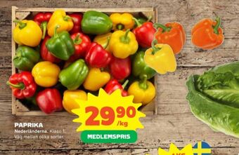 Stora Coop Coop paprika erbjuda