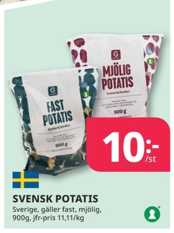 Tempo Garant potatis erbjuda
