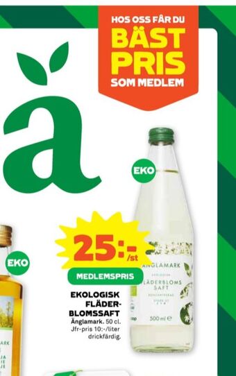 Stora Coop Änglamark saft erbjuda
