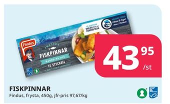 Tempo Findus fiskpinnar erbjuda