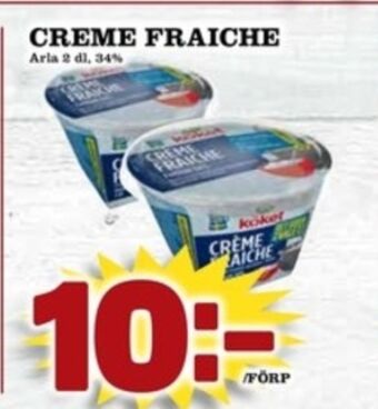 Matdax Arla köket crème fraiche erbjuda