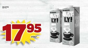 Matdax Oatly ikaffe havredryck erbjuda